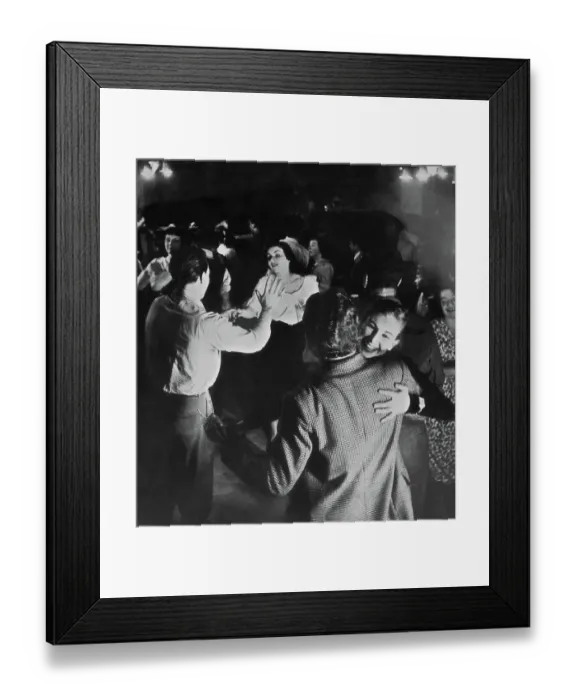 Framed Print : 100 Club. 12th November 1949: Jazz fans dance the night away to the wild Framed Print : 100 Club. 12th November 1949: Jazz fans dance the night away to the wild