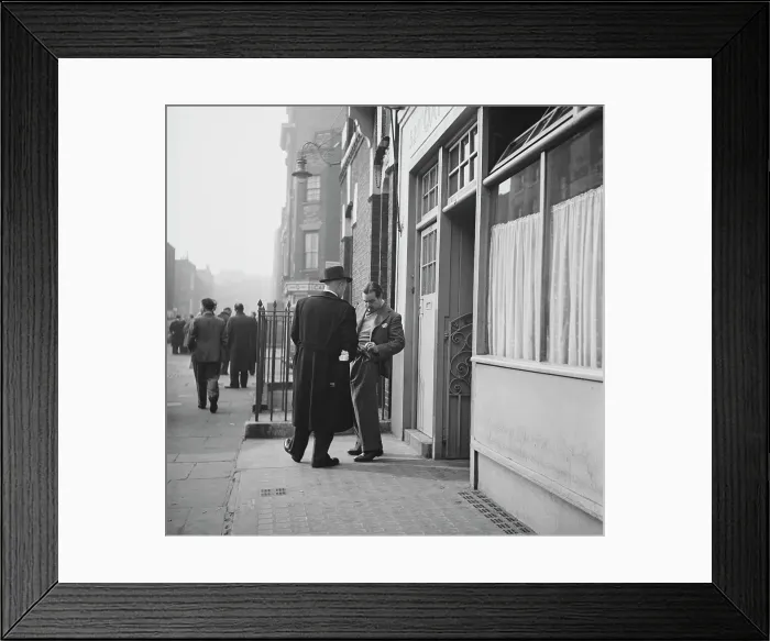 Framed Print : Car Dealers Of Warren Street Framed Print : Car Dealers Of Warren Street