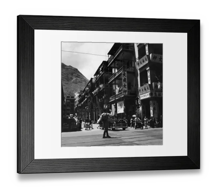 Framed Print : Hong Kong Corner Framed Print : Hong Kong Corner
