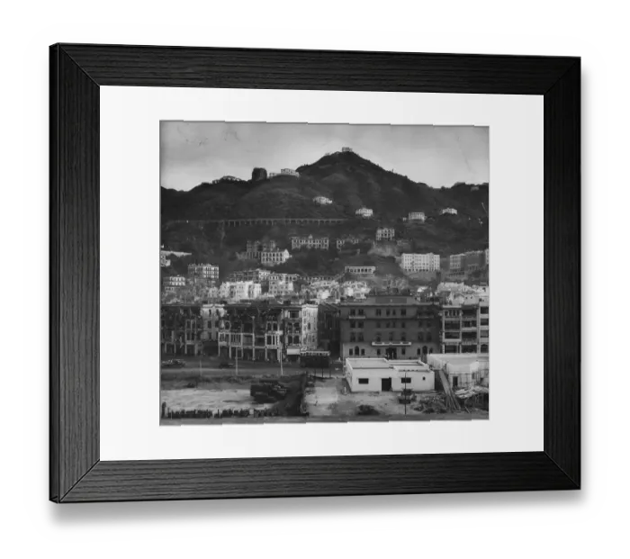 Framed Print : The Peak. 29th October 1949: The wealthy district of Hong Kong known as The Peak, Framed Print : The Peak. 29th October 1949: The wealthy district of Hong Kong known as The Peak,