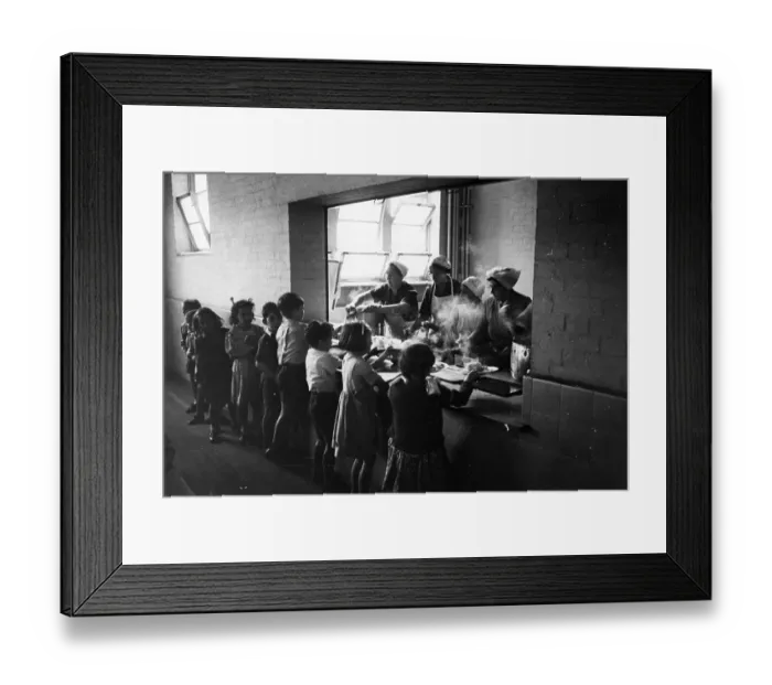 Framed Print : School Lunch Framed Print : School Lunch