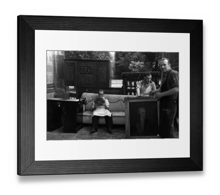 Framed Print : Removal Men