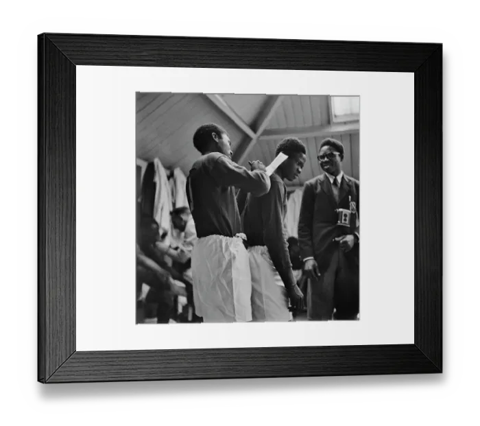 Framed Print : Nigeria National Football Team In The UK Framed Print : Nigeria National Football Team In The UK