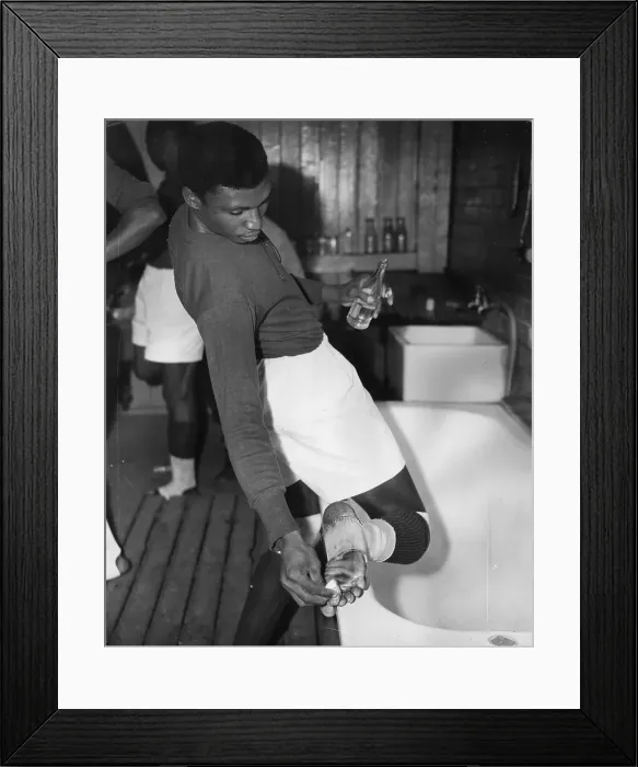 Framed Print : Nigerian Player Framed Print : Nigerian Player