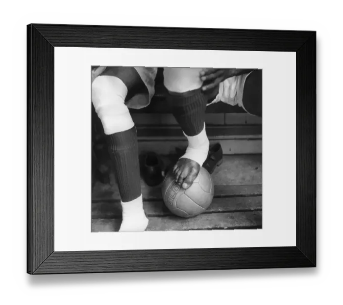 Framed Print : No Shoes Football Framed Print : No Shoes Football