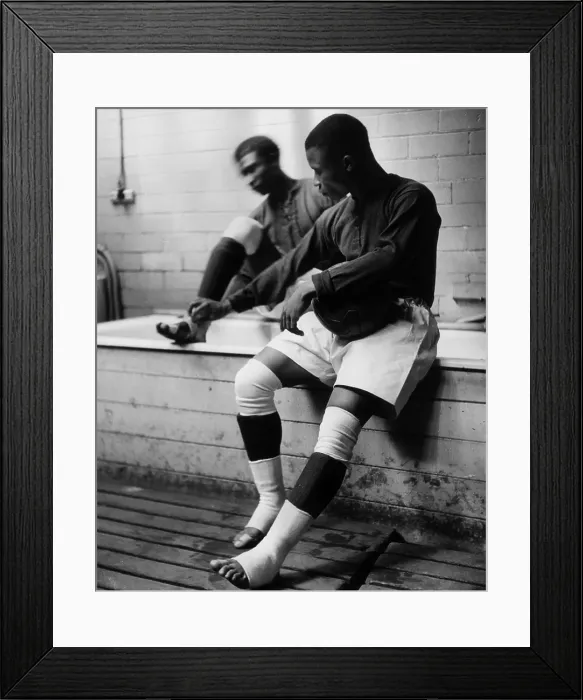 Framed Print : Nigerian Players