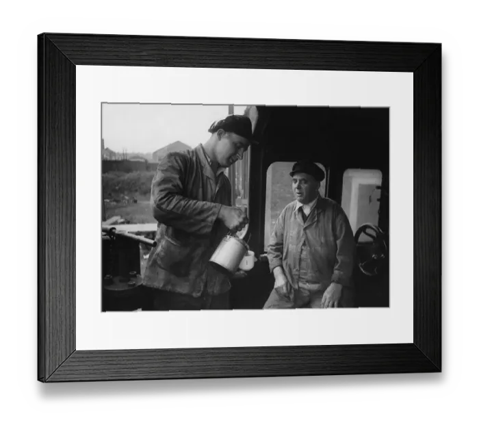 Framed Print : Driver And Fireman