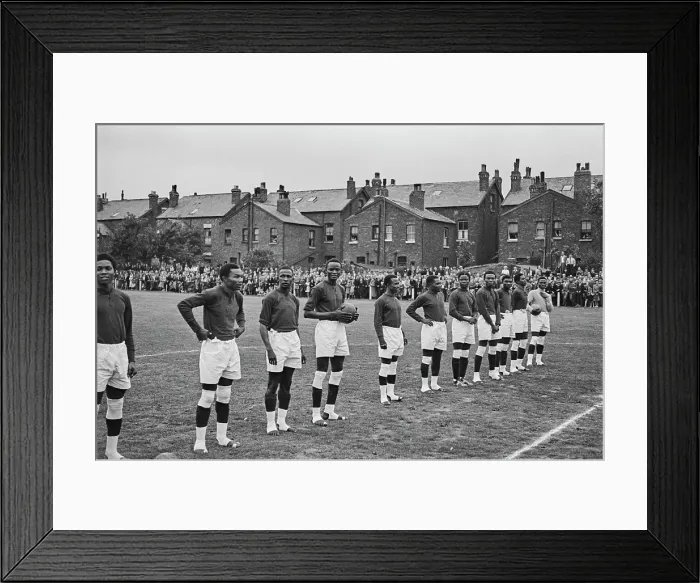 Framed Print : Nigeria National Football Team In The UK