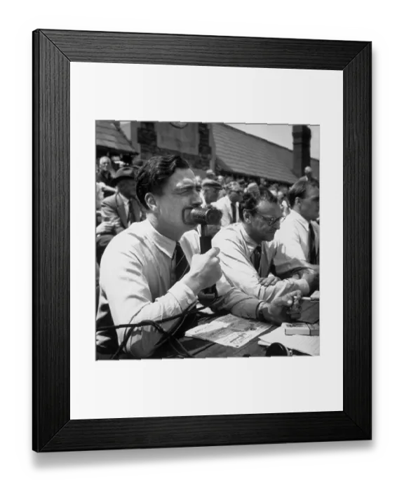 Framed Print : John Arlott Framed Print : John Arlott