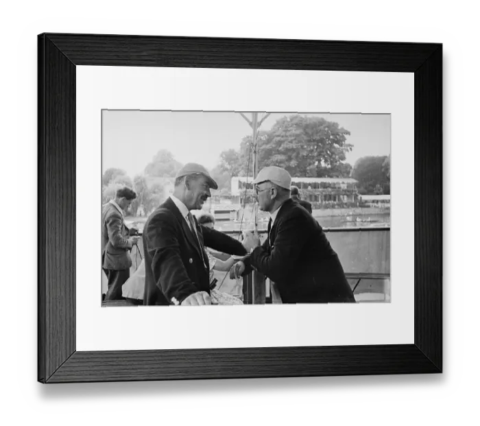 Framed Print : At The Boat Race Framed Print : At The Boat Race
