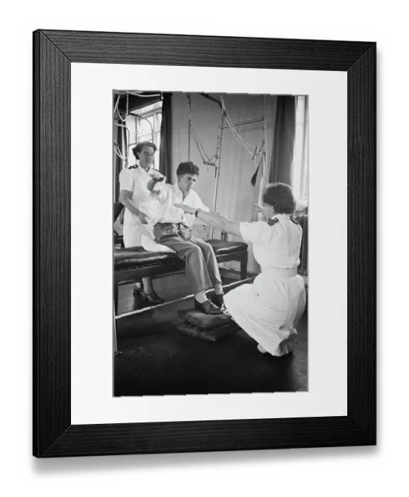 Framed Print : Rehabilitation After Spinal Injury Framed Print : Rehabilitation After Spinal Injury