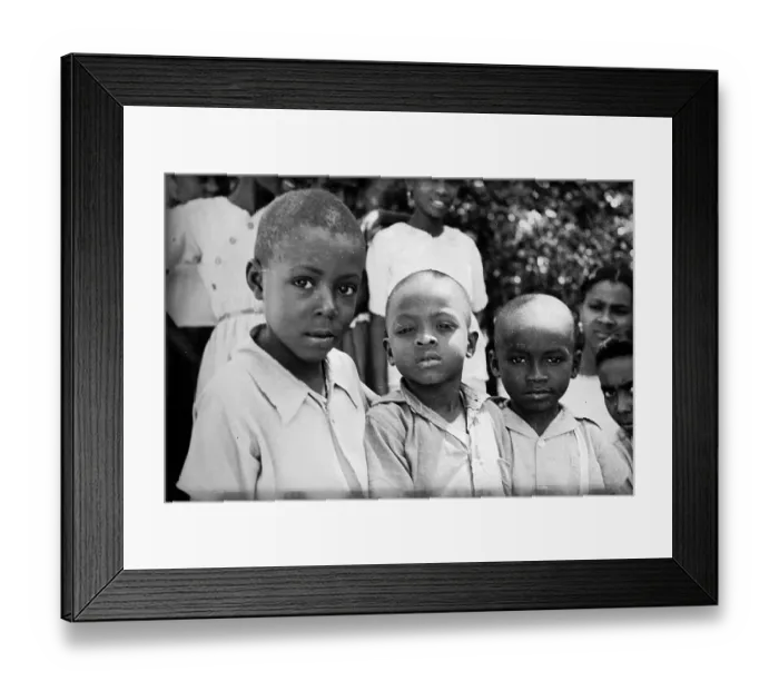 Framed Print : Haitian Children Framed Print : Haitian Children