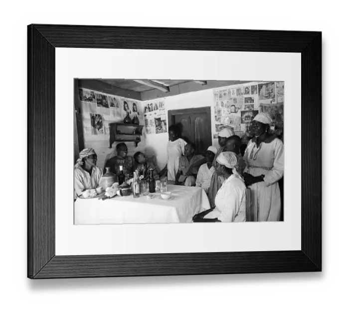 Framed Print : Haitian Gathering Framed Print : Haitian Gathering
