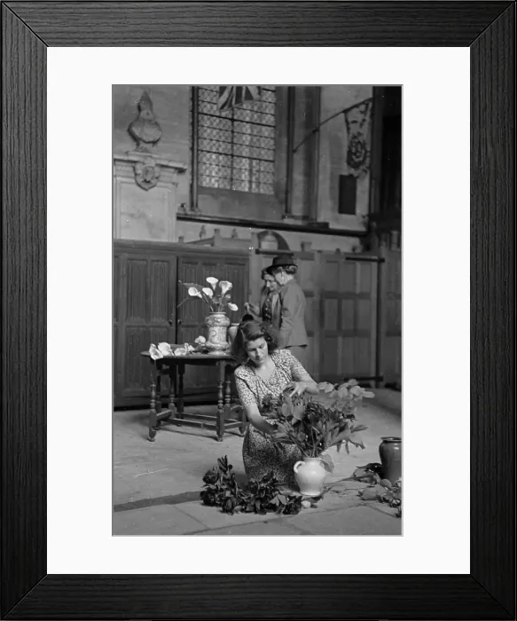 Framed Print : Flowers For The Nave Framed Print : Flowers For The Nave