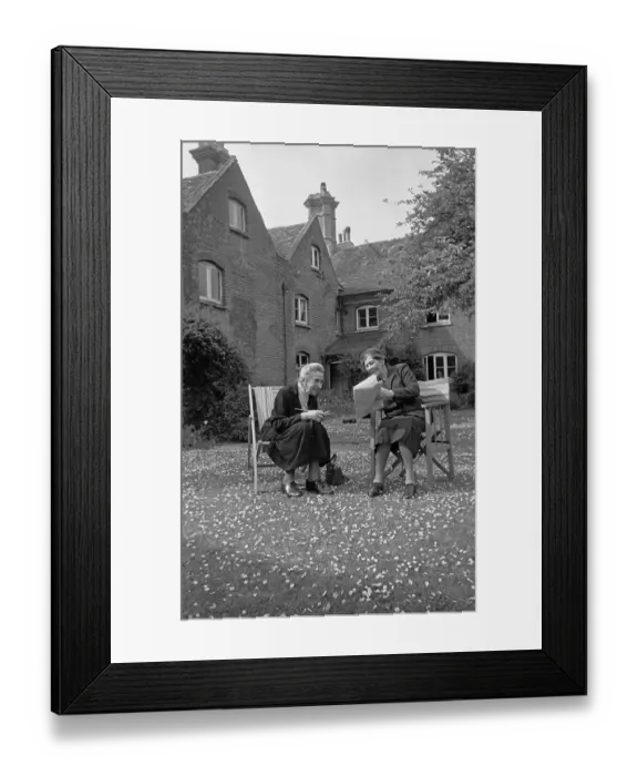 Framed Print : Matron's Garden Framed Print : Matron's Garden