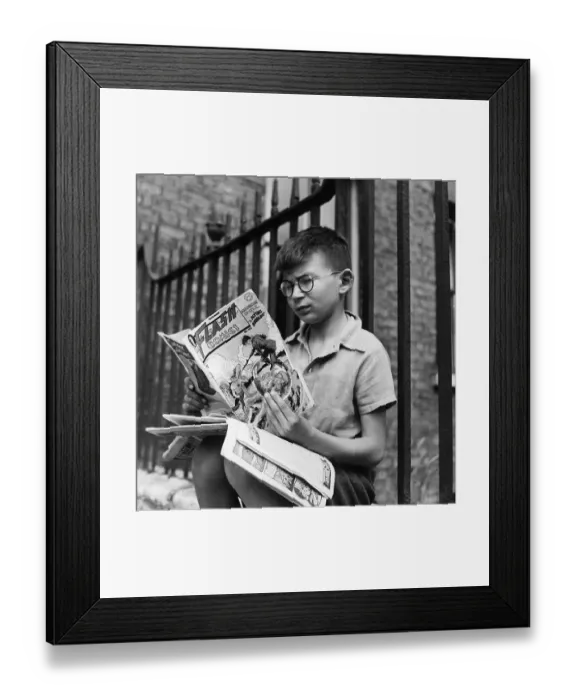 Framed Print : Comic Critic