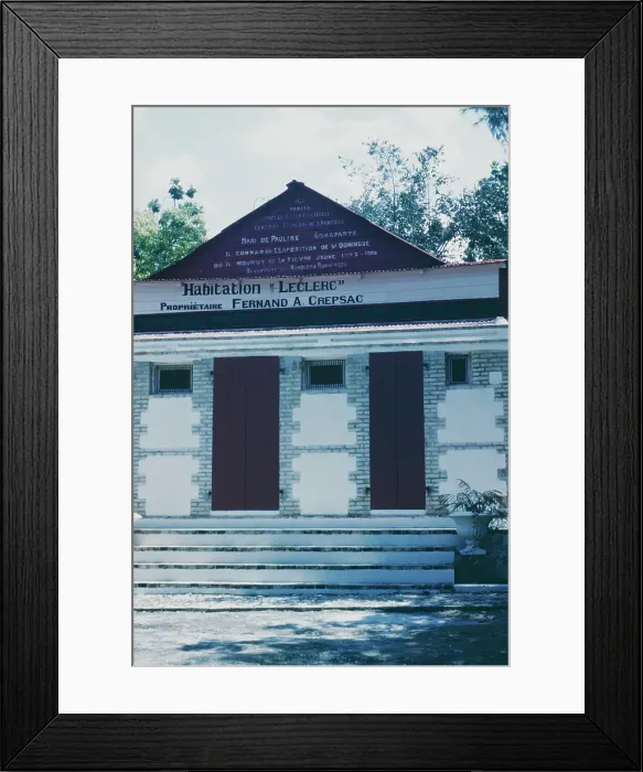 Framed Print : Habitation Leclerc Framed Print : Habitation Leclerc