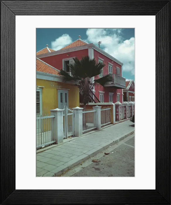 Framed Print : Colonial Architecture Framed Print : Colonial Architecture