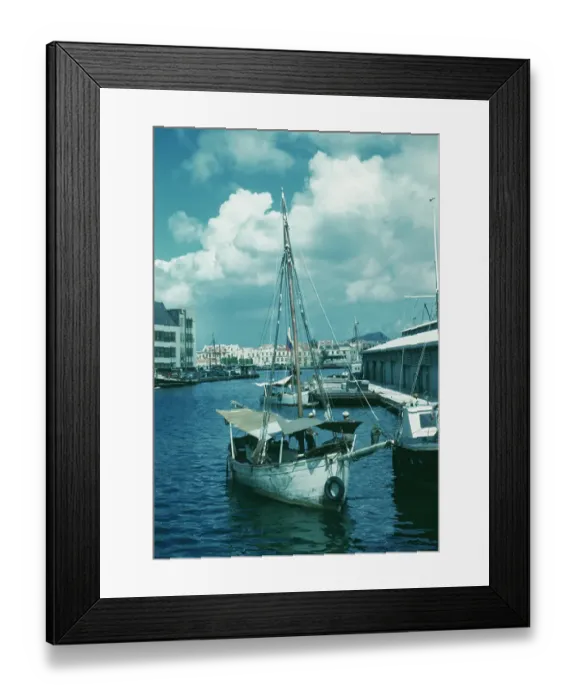 Framed Print : Harbour In Haiti Framed Print : Harbour In Haiti