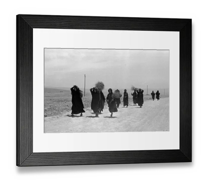 Framed Print : Refugee Trek Framed Print : Refugee Trek