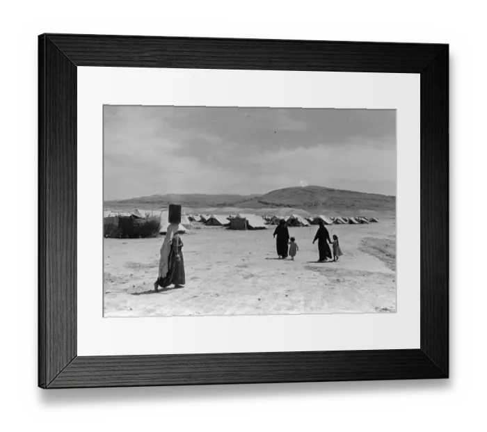 Framed Print : Refugee Camp Framed Print : Refugee Camp