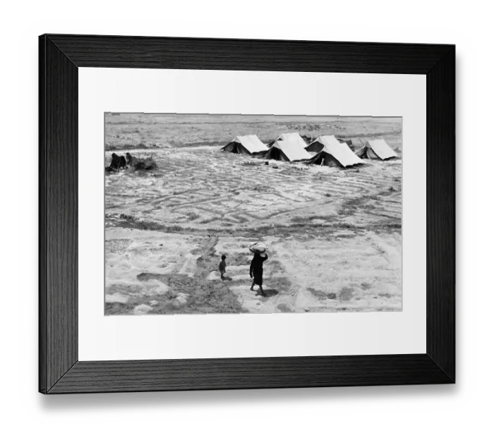 Framed Print : Refugee Camp Framed Print : Refugee Camp