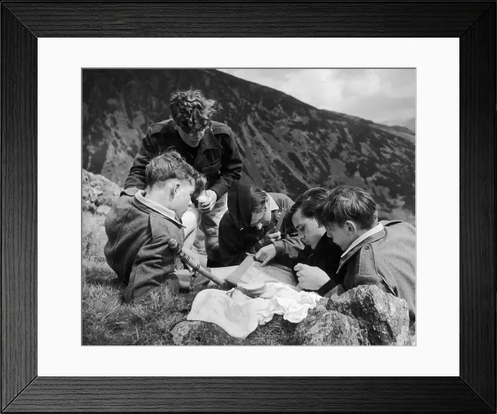 Framed Print : Schoolboy Hike Framed Print : Schoolboy Hike