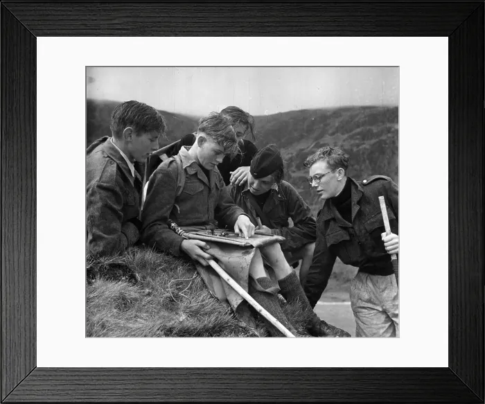 Framed Print : Sea School Hike Framed Print : Sea School Hike
