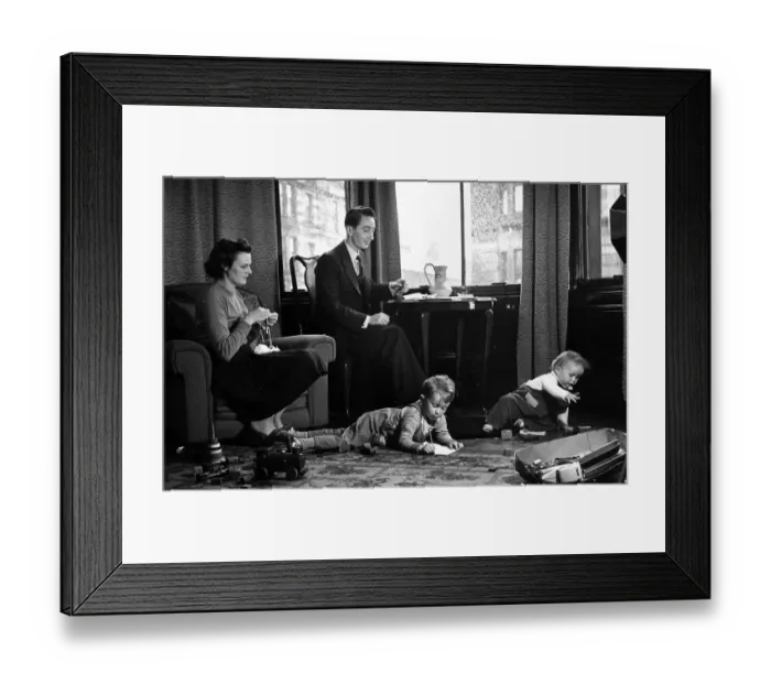 Framed Print : Young Family Framed Print : Young Family