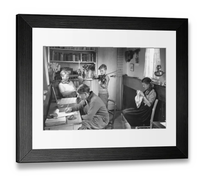 Framed Print : Barge Life Framed Print : Barge Life