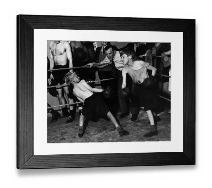 Framed Print : Young Boxers Framed Print : Young Boxers