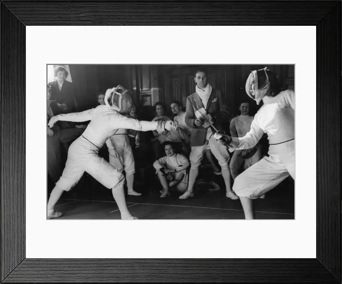 Framed Print : Swordplay Sisters Framed Print : Swordplay Sisters