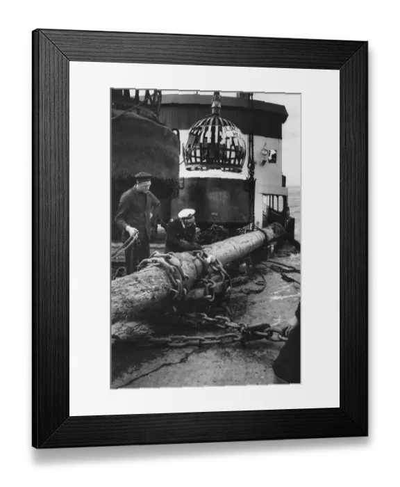 Framed Print : Mooring Chains Framed Print : Mooring Chains