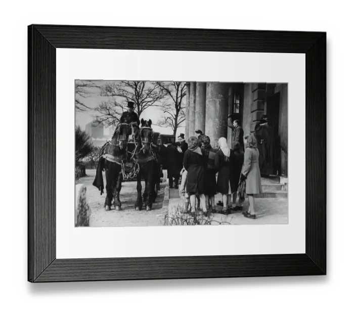 Framed Print : Funeral Procession