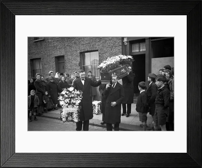 Framed Print : East End Funeral Framed Print : East End Funeral