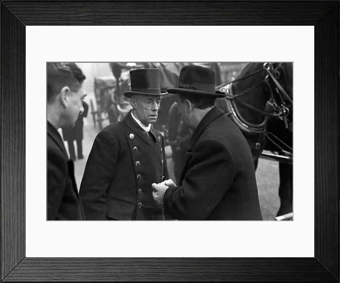 Framed Print : Funeral Coachman Framed Print : Funeral Coachman