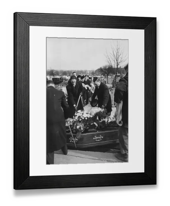 Framed Print : Mourners At Funeral Framed Print : Mourners At Funeral