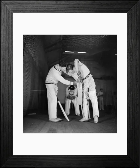 Framed Print : Cricket Lesson Framed Print : Cricket Lesson
