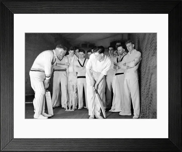 Framed Print : Batting Stance