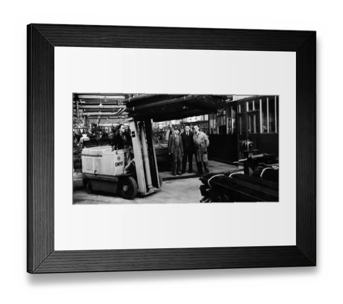 Framed Print : New Forklift Framed Print : New Forklift