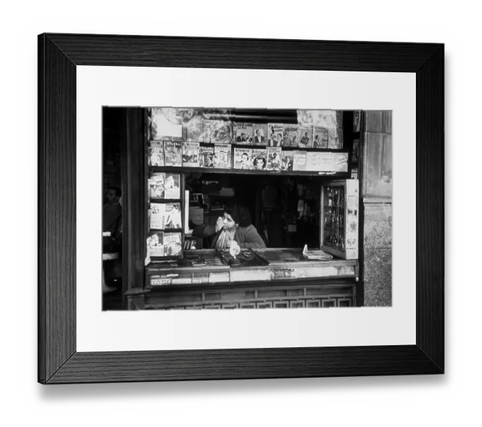 Framed Print : News Stand Framed Print : News Stand