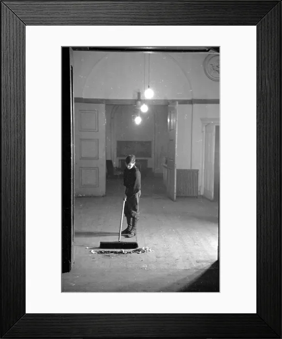 Framed Print : Sweeping Floor Framed Print : Sweeping Floor