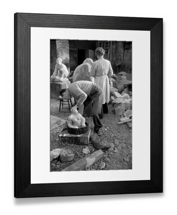 Framed Print : Bomb Site Sculpture Framed Print : Bomb Site Sculpture