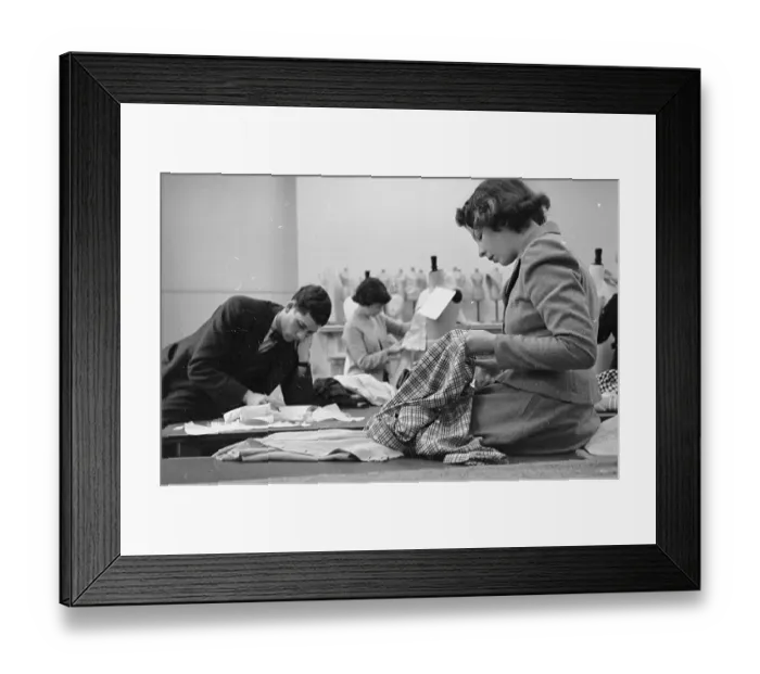 Framed Print : Cutting Cloth Framed Print : Cutting Cloth