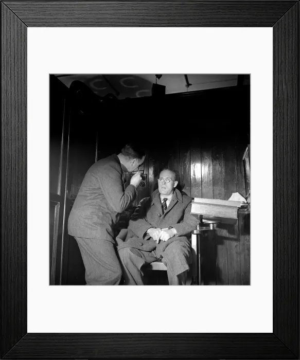 Framed Print : Eye Examination Framed Print : Eye Examination