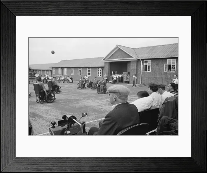 Framed Print : Wheelchair Netball Framed Print : Wheelchair Netball