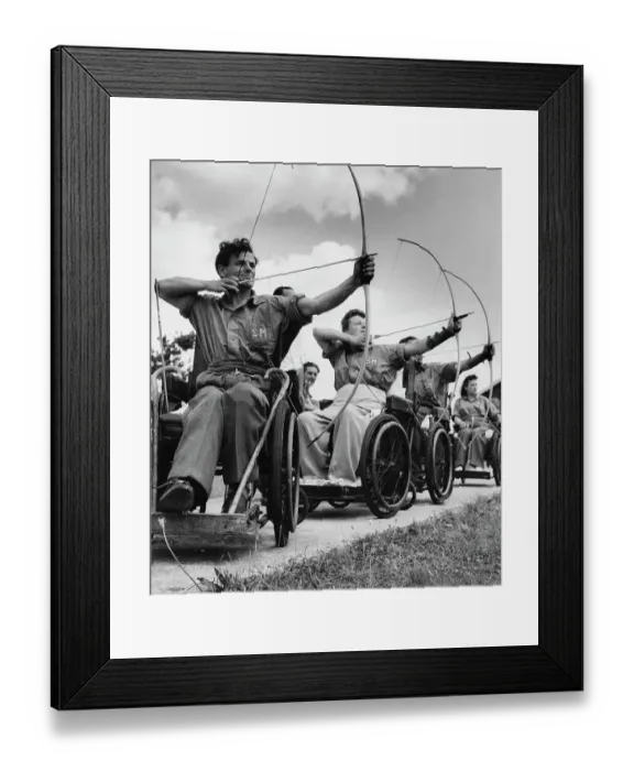 Framed Print : Stoke Mandeville Archers Framed Print : Stoke Mandeville Archers