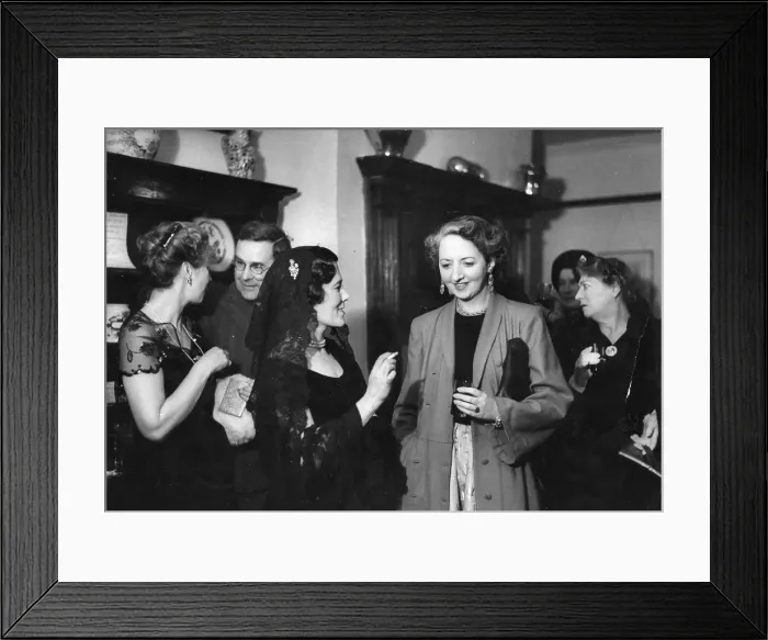Framed Print : PEN Party. Pamela Hansford Johnson, English novelist Framed Print : PEN Party. Pamela Hansford Johnson, English novelist