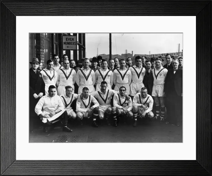 Framed Print : British Rugby Team Framed Print : British Rugby Team