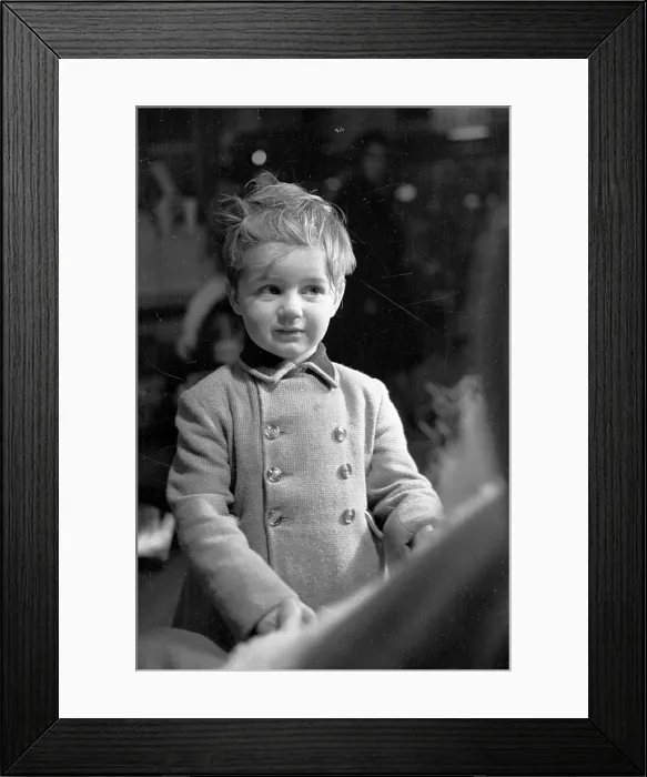 Framed Print : Uncertain Boy Framed Print : Uncertain Boy